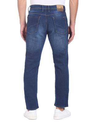 blue solid washed jean - 18336397 - Standard Image - 4