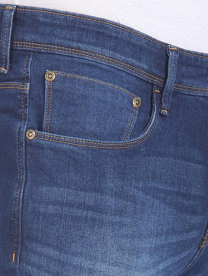 blue solid washed jean - 18336397 - Zoom Image - 6