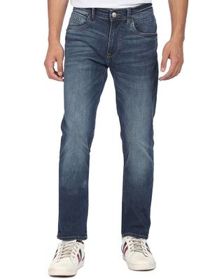 navy-blue light-washed denim jean - 18336425 - Standard Image - 3