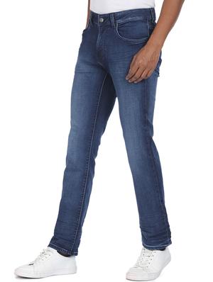 blue solid washed jean - 18336461 - Standard Image - 3