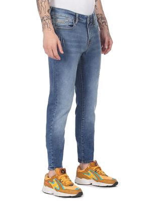 blue solid washed jean - 18336582 - Standard Image - 2