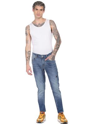 blue solid washed jean - 18336582 - Standard Image - 5