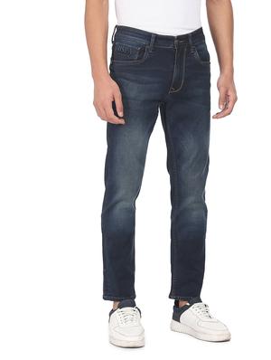 navy-blue light-washed denim jean - 18336627 - Standard Image - 2