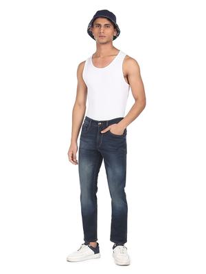navy-blue light-washed denim jean - 18336627 - Standard Image - 5