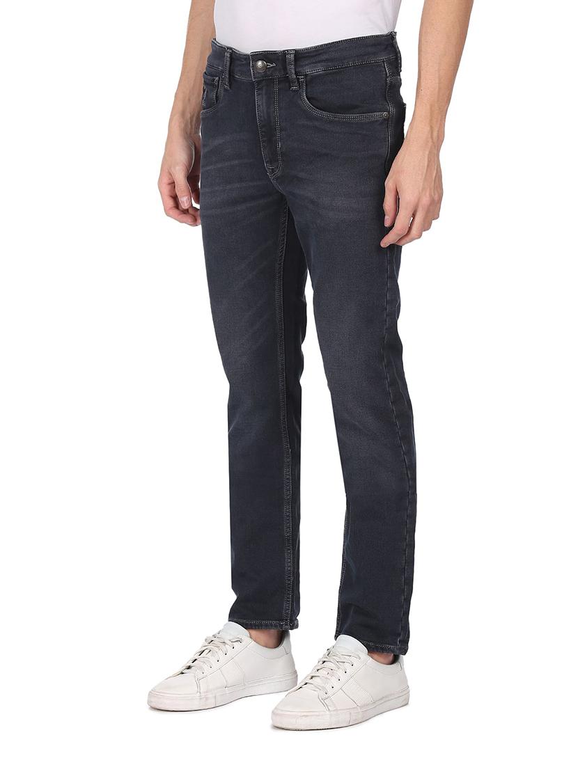 dark blue light-washed denim jean - 18336633 - Zoom Image - 2