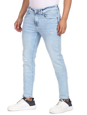 blue solid washed jean - 18336680 - Standard Image - 3