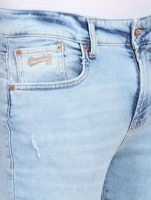 blue solid washed jean - 18336680 - Standard Image - 6