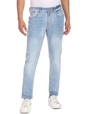 blue solid washed jean - 18336683 - Standard Image - 2