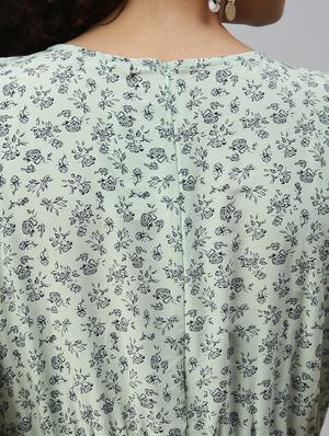 round neck floral jumpsuit - 18336935 - Standard Image - 6