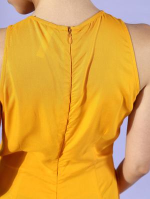 round neck solid romper - 18337348 - Standard Image - 6