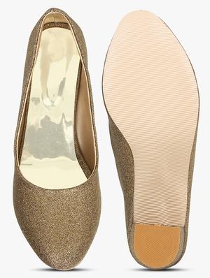 brown synthetic slip on pumps - 18338541 - Standard Image - 3