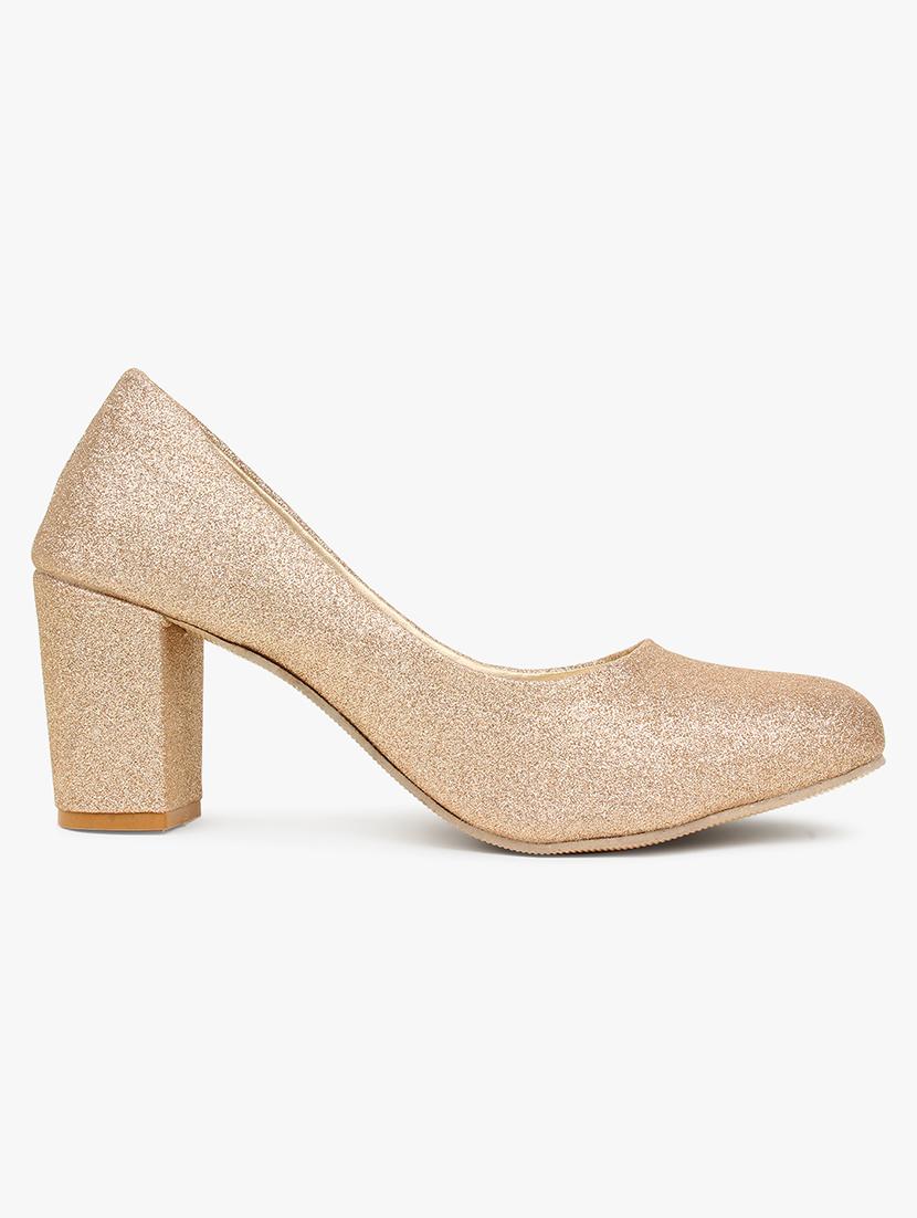 pink synthetic slip on pumps - 18338543 - Zoom Image - 2