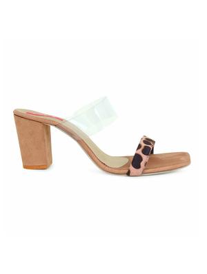 pink synthetic slip on sandals - 18338560 - Standard Image - 2