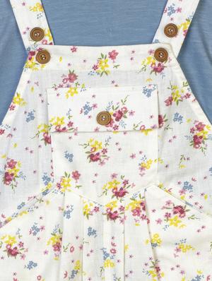 yellow floral full length jumpsuit - 18338978 - Standard Image - 3