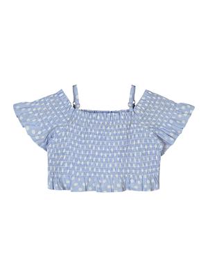 blue polka dot skirt set - 18338999 - Standard Image - 3