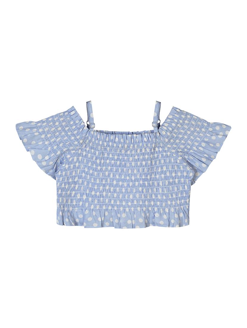 blue polka dot skirt set - 18338999 - Zoom Image - 3