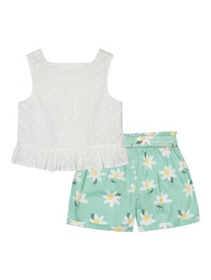 green floral shorts set - 18339001 - Standard Image - 2