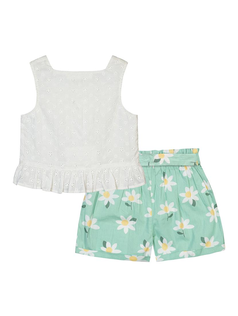 green floral shorts set - 18339001 - Zoom Image - 2