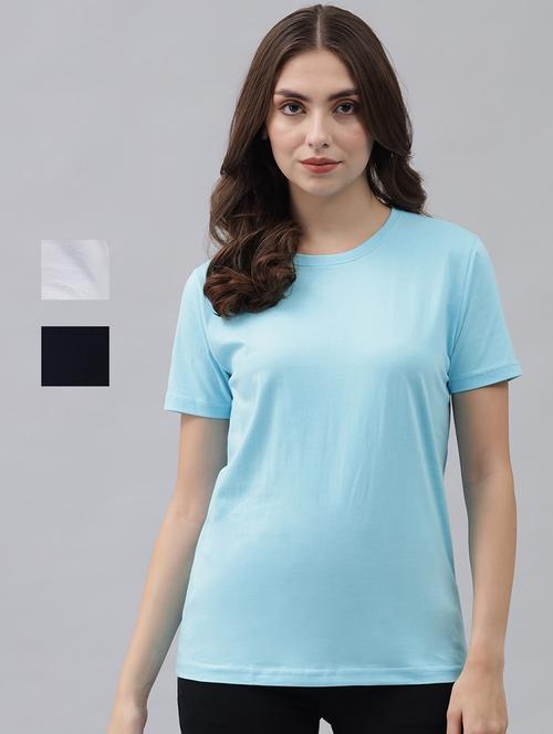 set of 3 short-sleeved solid regular tee - 18339756 - Very Small Image - 1