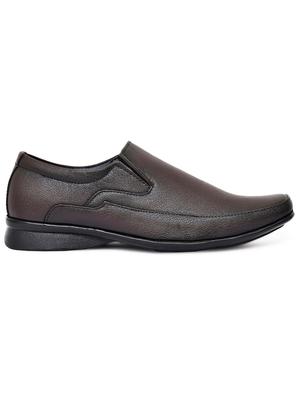 men brown slip on shoes - 18341022 - Standard Image - 4