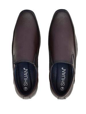 men brown slip on shoes - 18341022 - Standard Image - 6