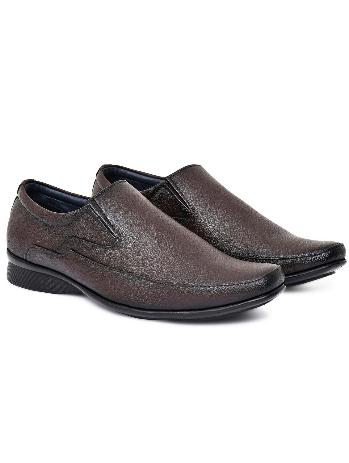 men brown slip on shoes - 18341022 - Zoom Image - 3
