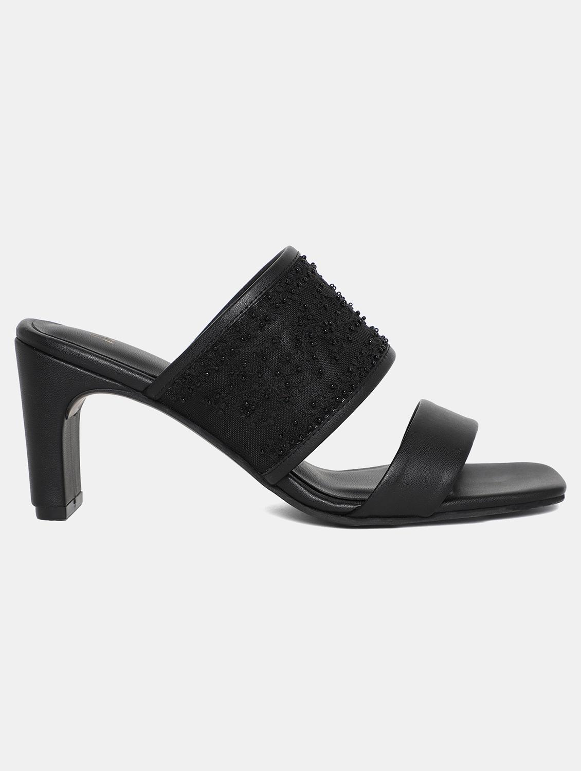 black slip on sandal - 18341147 - Zoom Image - 1