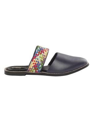 navy slip on mules - 18341336 - Standard Image - 2