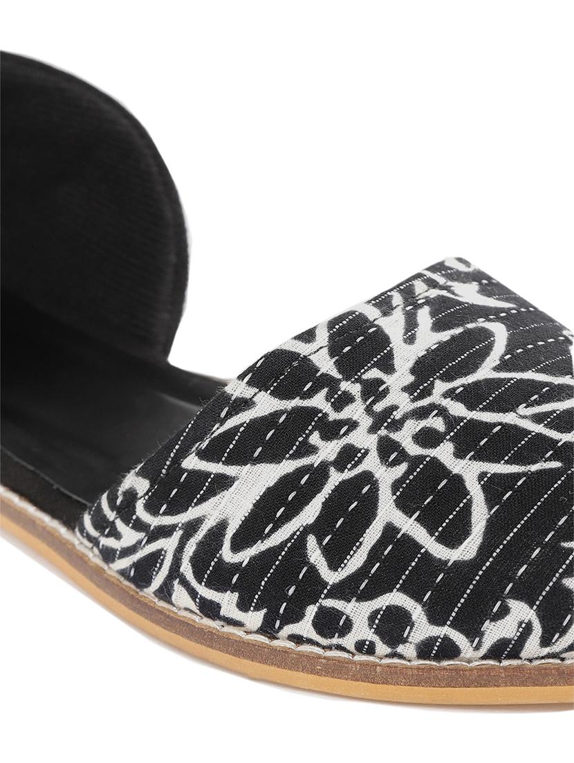 black fabric slip on ballerina - 18341341 - Zoom Image - 5