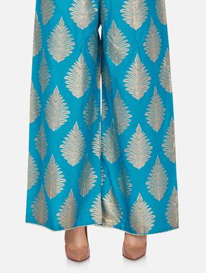 off-white printed kurta palazzo set - 18341646 - Standard Image - 5