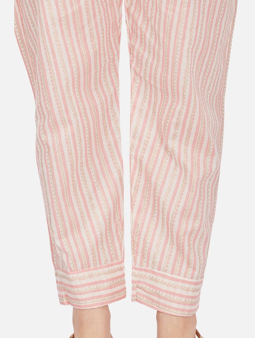 pink printed kurta pant set - 18341647 - Zoom Image - 5