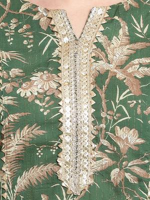printed straight kurta - 18341709 - Standard Image - 4
