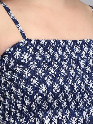 cami neck printed empire line dress - 18341838 - Standard Image - 4