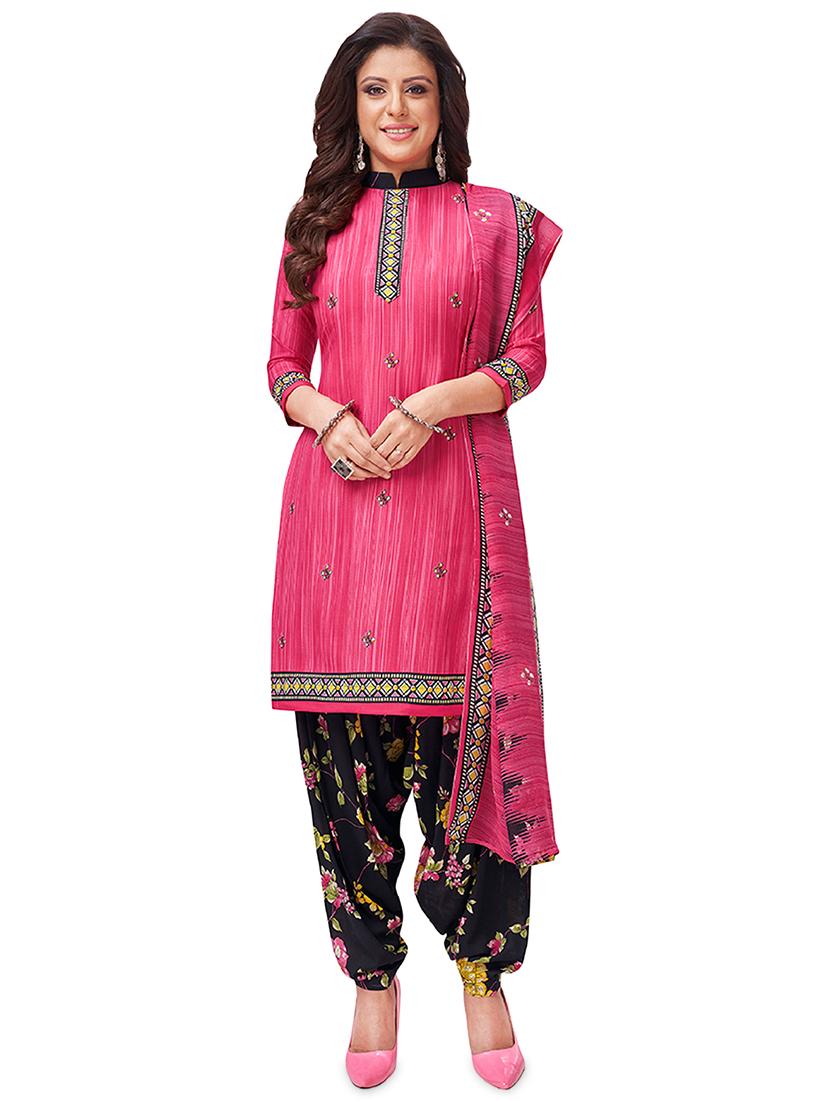 set of 2 unstitched salwar suit set - 18343714 - Zoom Image - 2
