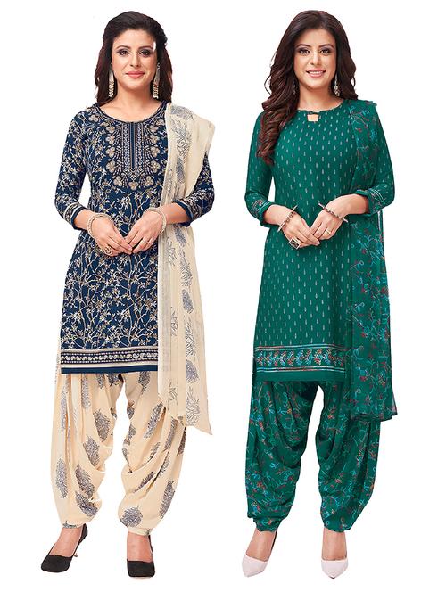 set of 2 unstitched suit set - 18344172 - Standard Image - 1