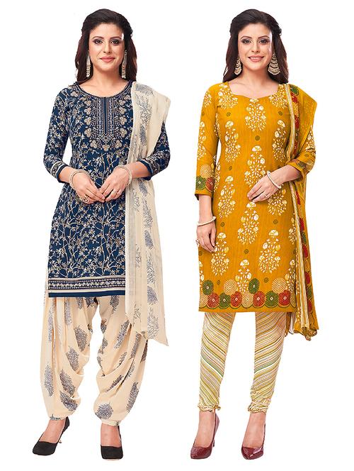 set of 2 unstitched suit set - 18344175 - Standard Image - 1