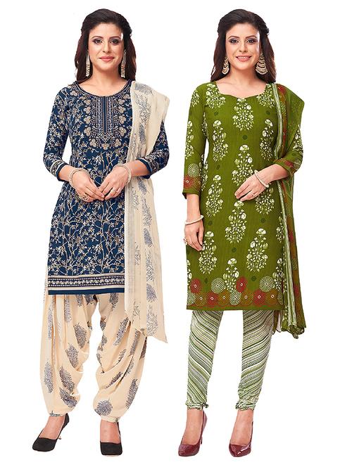 set of 2 unstitched suit set - 18344177 - Standard Image - 1