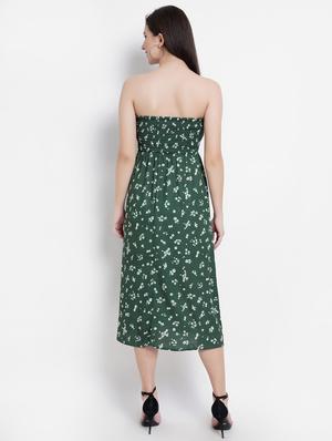 floral printed tube dress - 18344516 - Standard Image - 3
