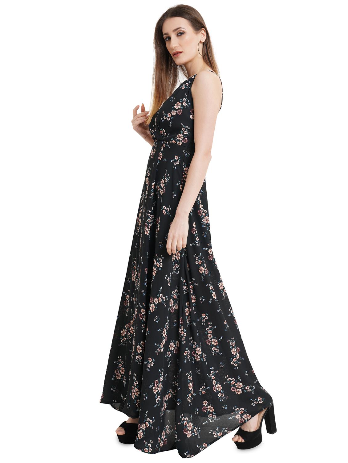 cami neck floral flared dress - 18344527 - Zoom Image - 2