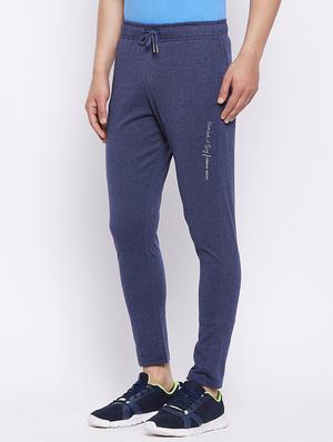 navy blue solid track pant - 18344564 - Standard Image - 2
