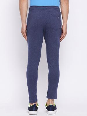 navy blue solid track pant - 18344564 - Standard Image - 3