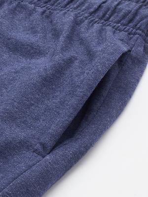navy blue solid track pant - 18344564 - Standard Image - 5