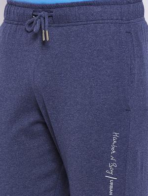 navy blue solid track pant - 18344564 - Standard Image - 6