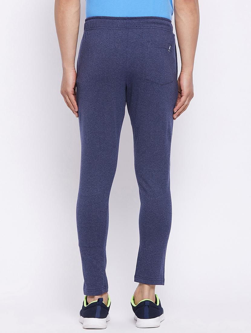 navy blue solid track pant - 18344564 - Zoom Image - 3