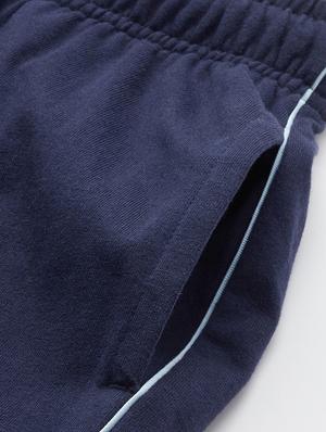 navy blue solid track pant - 18344566 - Standard Image - 5