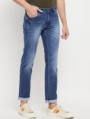 blue light-washed denim jean - 18344703 - Standard Image - 3