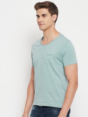 blue melange t-shirt - 18344711 - Standard Image - 2
