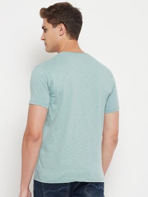 blue melange t-shirt - 18344711 - Standard Image - 4