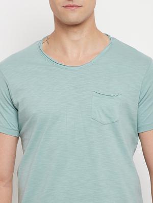 blue melange t-shirt - 18344711 - Standard Image - 5