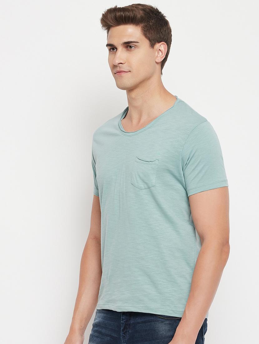 blue melange t-shirt - 18344711 - Zoom Image - 2